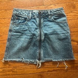 Womens Free people denim skirt